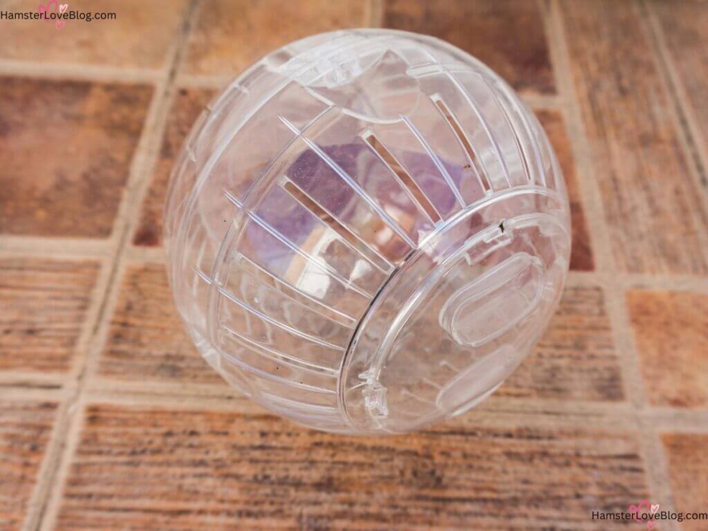 clear plastic hamster running ball